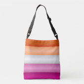 Sac Ajustable Drapeau de la fierté lesbienne (Dos)