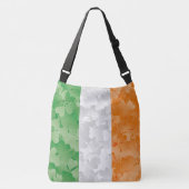Sac Ajustable Drapeau de l'Irlande avec motif shamrock (Devant)
