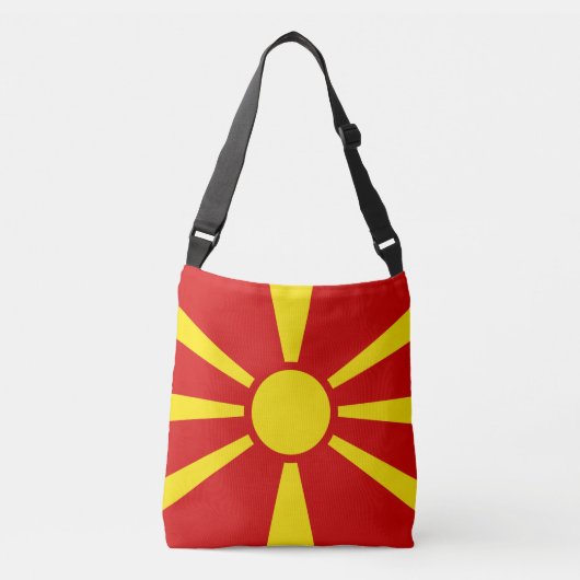 Sac Ajustable Drapeau de Macédoine du Nord (Devant)