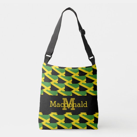 Sac Ajustable DRAPEAU DE MONogramme JAMAICA Personnalisé (Devant)