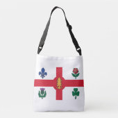 Sac Ajustable Drapeau de Montréal, Québec Fourre-tout (Dos)