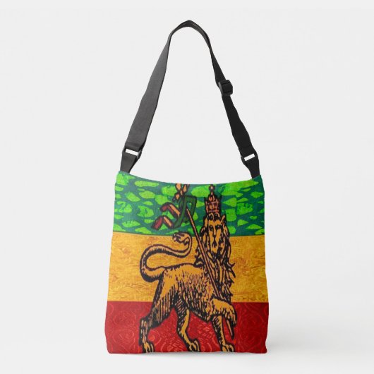 Sac Ajustable Drapeau de Rasta Lion de Judah (Devant)
