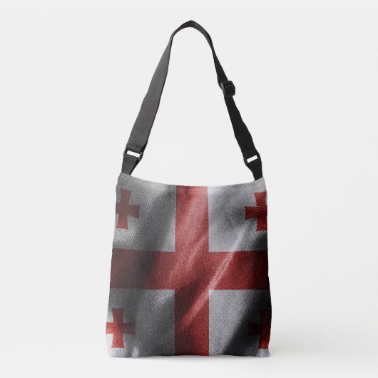 Sac Ajustable Drapeau de soie de Géorgie (Devant)