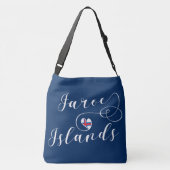 Sac Ajustable Drapeau des îles Féroé de Heart, îles Féroé (Dos)