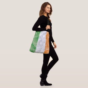 Sac Ajustable Drapeau irlandais avec motif shamrock