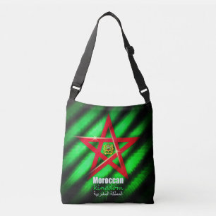 Sac Ajustable drapeau marocain design en illustrateur et photosh