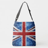 Sac Ajustable Drapeau rouge bleu blanc brillant parties scintill (Dos)