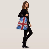 Sac Ajustable Drapeau rouge bleu blanc brillant parties scintill (Sur le modèle)