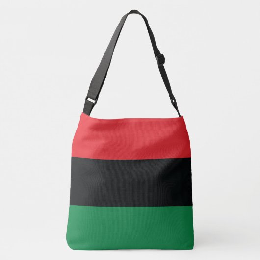 Sac Ajustable Drapeau rouge, noir et vert (Dos)