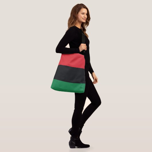 Sac Ajustable Drapeau rouge, noir et vert (Sur le modèle)