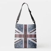 Sac Ajustable Drapeau rustique UK rouge bleu étincelants parties (Dos)