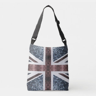 Sac Ajustable Drapeau rustique UK rouge bleu étincelants parties