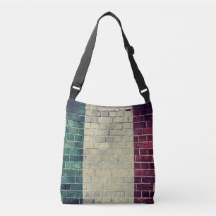 Sac Ajustable Drapeau vintage de l'Italie sur un mur de briques