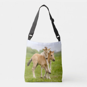 Sac Ajustable Drôle Chevaux Konik Sauvages Foals Jouant Ensemble