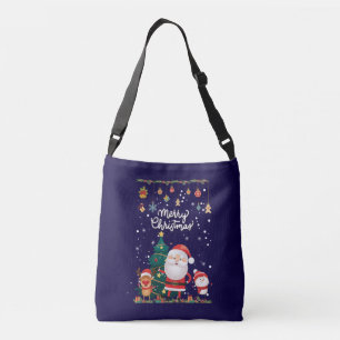 Sac Ajustable Drôle Père Noël, Snowman, Reindeer Joyeux Noël