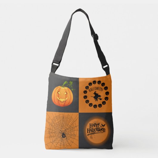 Sac Ajustable Échiquier d'Halloween (Devant)