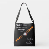 Sac Ajustable Éclipse solaire totale 2024 (Dos)