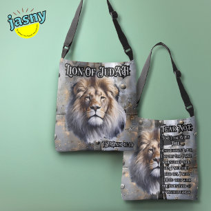 Sac Ajustable Écriture Inspirationnelle Lion De Juda Isaïe 41:10