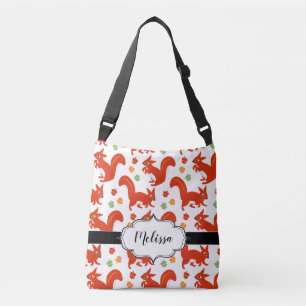 Sac Ajustable Écureuils rouges mignons et cornes