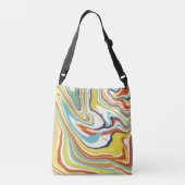 Sac Ajustable Effet de marbre d'art Abstrait moderne (Dos)