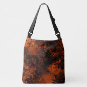 Sac Ajustable Effet d'hachure de peinture orange et noir (Devant)
