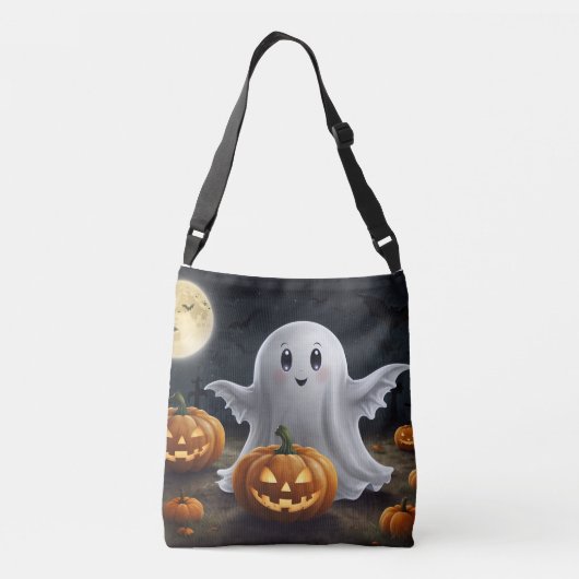 Sac Ajustable Éffrayant délice : Ghoost Halloween Fun Fourre-tou (Dos)