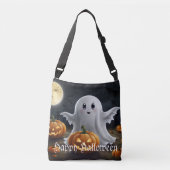 Sac Ajustable Éffrayant délice : Ghoost Halloween Fun Fourre-tou (Devant)