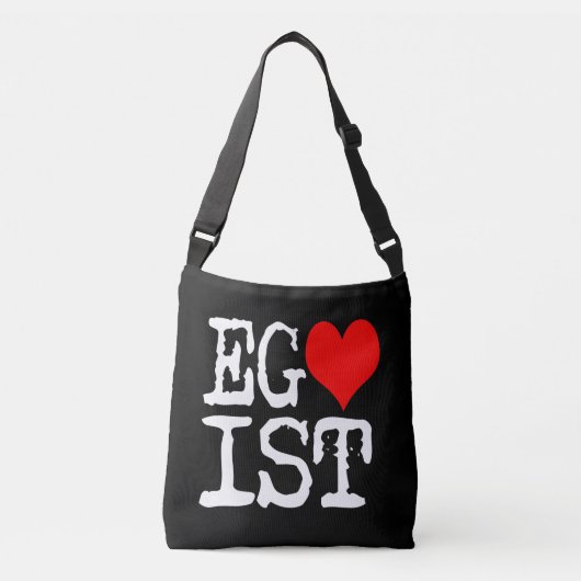 Sac Ajustable Egoist Red Heart Noir (Devant)