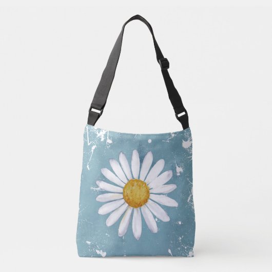 Sac Ajustable Élégance de la marguerite aquarelle (Devant)