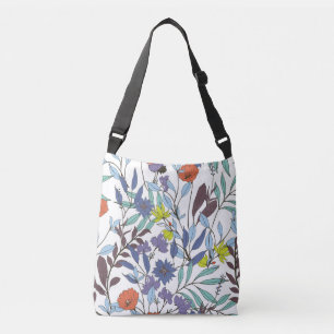 Sac Ajustable Élégance florale, Arrière - plan Vintage Abstrait.