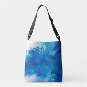 Sac Ajustable Elegant Abstract Blue Ocean Waves | (Dos)