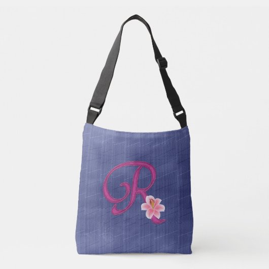 Sac Ajustable Élégant bleu R (Devant)