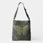 Sac Ajustable Élégant boho rétro Luna moth botanique (Dos)