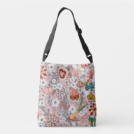 Sac Ajustable Élégant Boho Vintage Abstrait | (Dos)