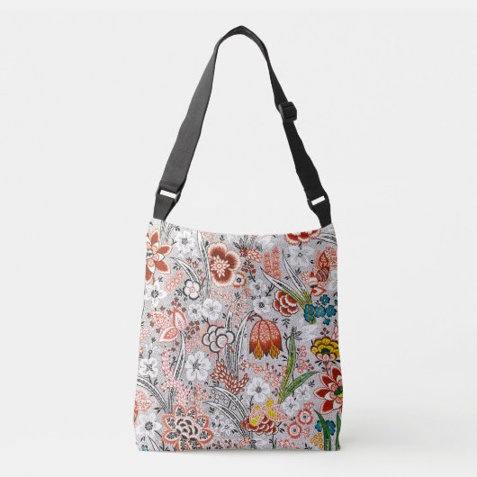 Sac Ajustable Élégant Boho Vintage Abstrait | (Devant)