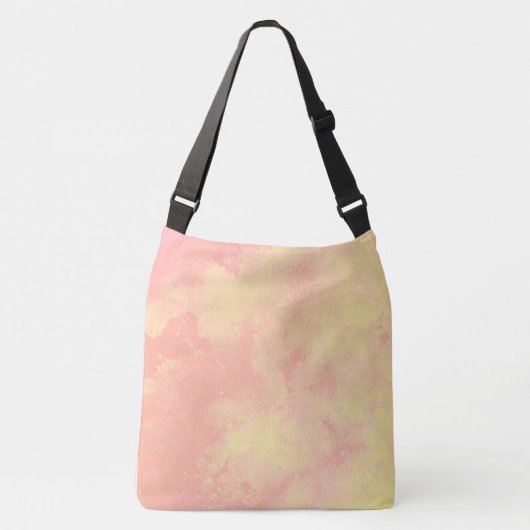 Sac Ajustable Elégant effet nuage tempête orange et jaune (Devant)