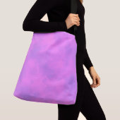 Sac Ajustable Elégant effet nuage tempête rose violet (De près)