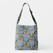 Sac Ajustable Élégant Fleur Bleu Périwinkle Floral Classic (Dos)