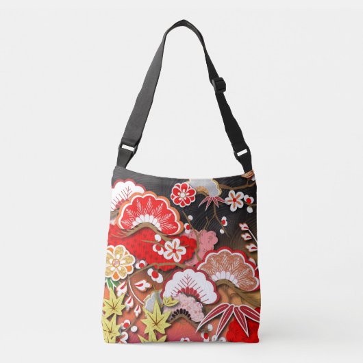 Sac Ajustable Élégant Kimono d'automne japonais (Devant)