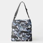 Sac Ajustable Élégant léopard noir dans la jungle (Dos)