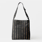 Sac Ajustable Elégant moderne perles d'or cercles Motif points | (Dos)