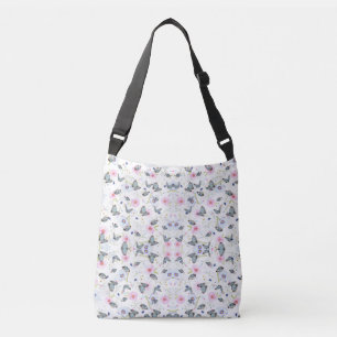 Sac Ajustable Elégant motif de fleurs et papillons modernes