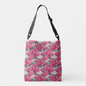 Sac Ajustable Élégant Motif Rose (Dos)