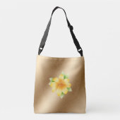 Sac Ajustable Elégant or floral X (Dos)
