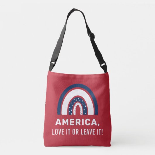 Sac Ajustable Élégant Patriotic American Rainbow USA 4 juillet (Dos)
