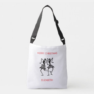 Sac Ajustable Elégant, Silhouette Célébration Danse, Rose