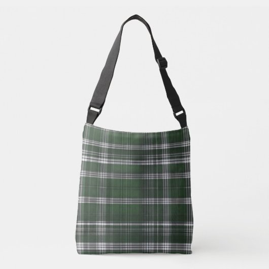 Sac Ajustable Elégant tartan vert (Devant)