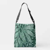 Sac Ajustable Elégante aquarelle Botanique Vert Feuille (Dos)