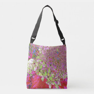 Sac Ajustable Élégante Chartreuse Vert, Rose et Bleu Hydrangée