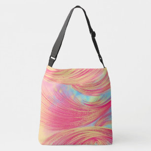 Sac Ajustable Elégante couleur jaune rose Abstrait